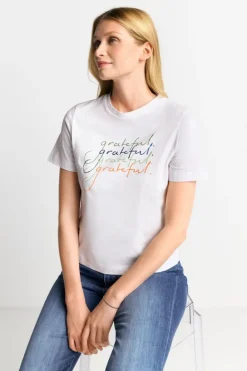 Rich & Royal T-Shirts<T-Shirt Aus Softer Baumwolle white