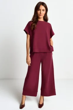 Rich & Royal T-Shirts<T-Shirt Aus Supersoftem Jersey ruby red