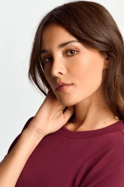 Rich & Royal T-Shirts<T-Shirt Aus Supersoftem Jersey ruby red