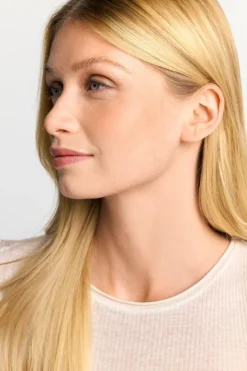 Rich & Royal T-Shirts<T-Shirt Aus Wollmix pearl white