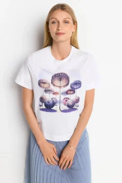 Rich & Royal T-Shirts<T-Shirt Mit Crew-Neck white