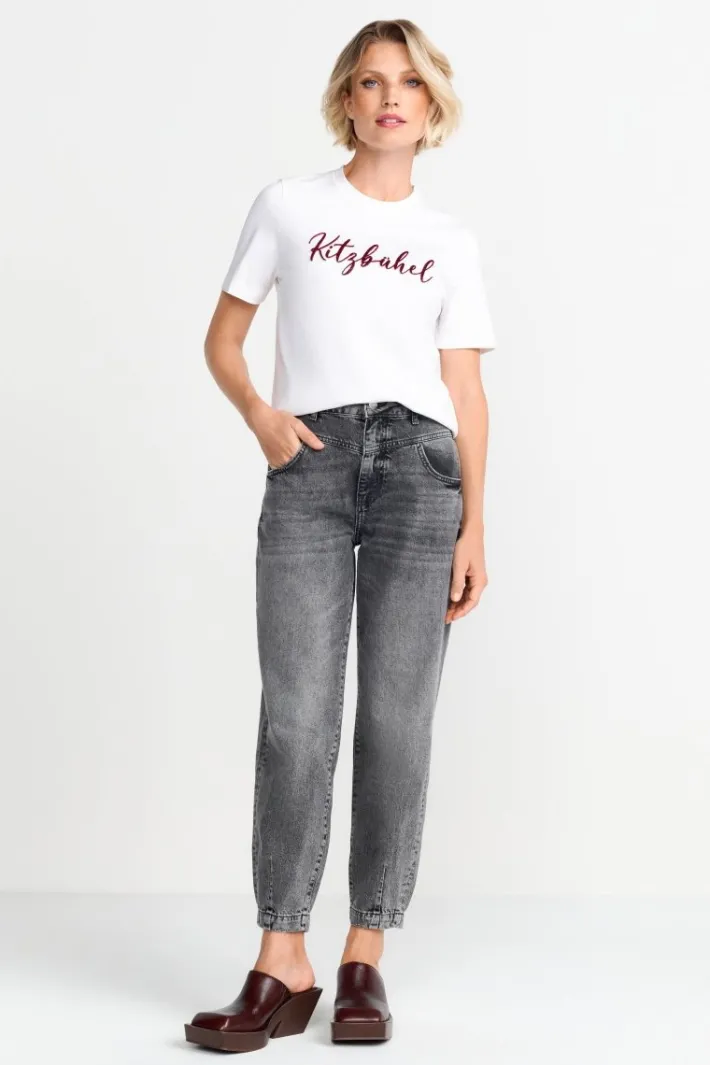 Rich & Royal T-Shirts<T-Shirt Mit Flockdruck white