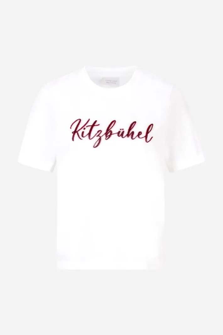 Rich & Royal T-Shirts<T-Shirt Mit Flockdruck white