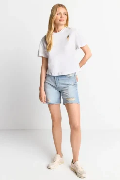 Rich & Royal T-Shirts<T-Shirt Mit Frida Kahlo-Applikation white