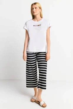 Rich & Royal T-Shirts<T-Shirt Mit Strass-Applikationen white