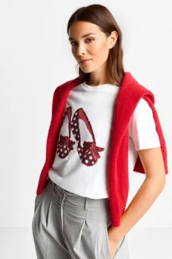 Rich & Royal T-Shirts<T-Shirt Mit Strassdetails