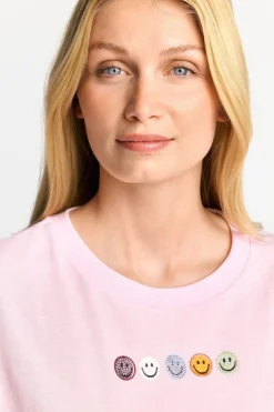 Rich & Royal T-Shirts<T-Shirt Mit Strass-Smileys