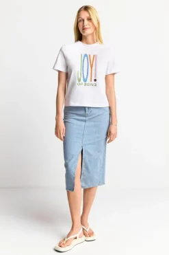 Rich & Royal T-Shirts<T-Shirt Mit Strassverzierung white