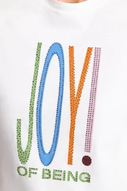 Rich & Royal T-Shirts<T-Shirt Mit Strassverzierung white