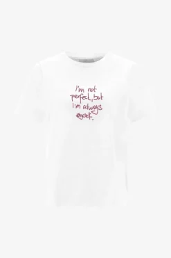 Rich & Royal T-Shirts<Weißes Statement-T-Shirt white