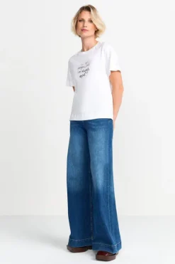 Rich & Royal T-Shirts<Weißes Statement-T-Shirt white