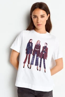 Rich & Royal T-Shirts<Weißes T-Shirt Mit Crew-Neck white