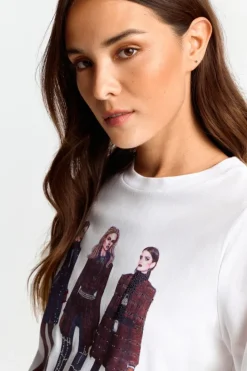 Rich & Royal T-Shirts<Weißes T-Shirt Mit Crew-Neck white