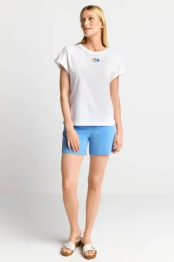 Rich & Royal T-Shirts<Weißes T-Shirt Mit Crew-Neck white