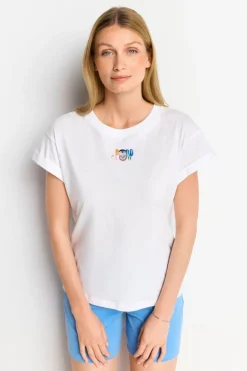 Rich & Royal T-Shirts<Weißes T-Shirt Mit Crew-Neck white