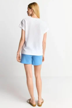 Rich & Royal T-Shirts<Weißes T-Shirt Mit Crew-Neck white