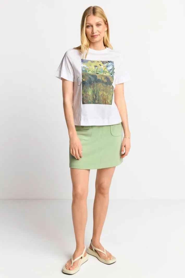 Rich & Royal T-Shirts<Weißes T-Shirt Mit Print white