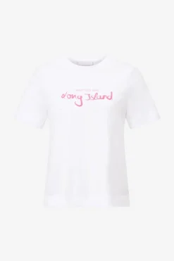 Rich & Royal T-Shirts<Weißes T-Shirt Mit Schriftzug white