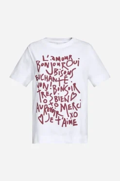 Rich & Royal T-Shirts<Weißes T-Shirt Mit Statement-Print