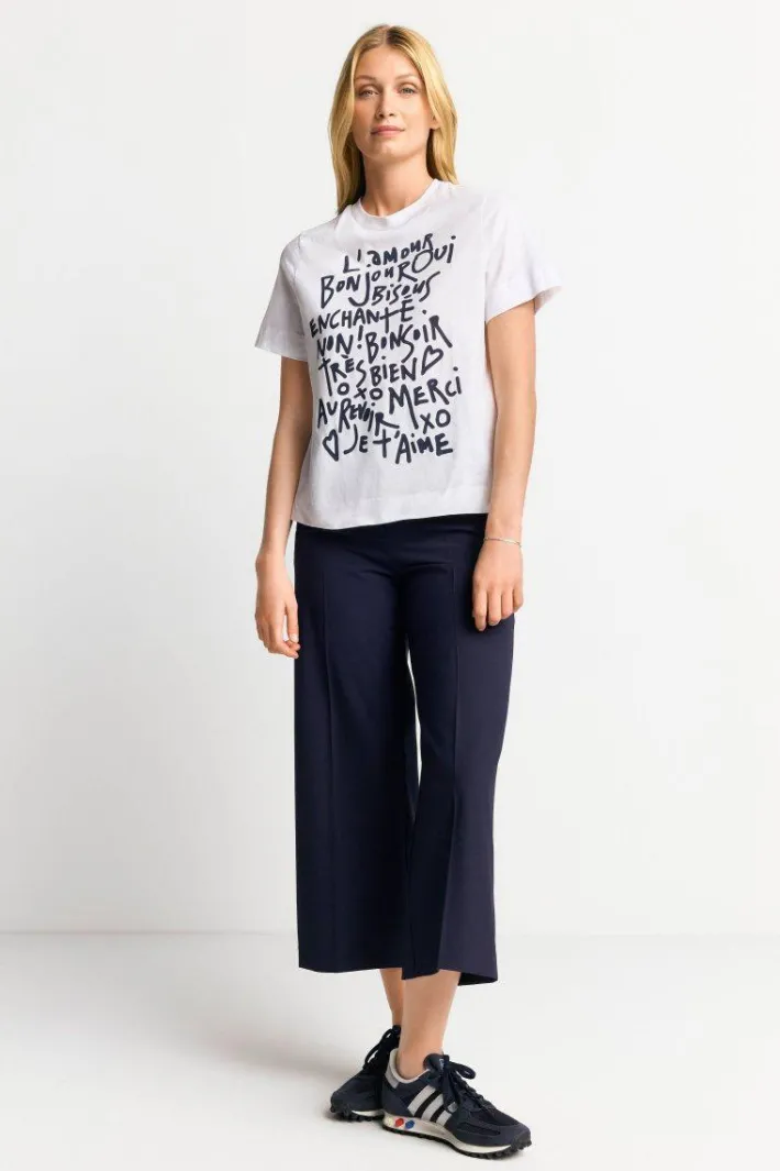 Rich & Royal T-Shirts<Weißes T-Shirt Mit Statement-Print
