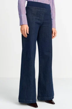 Rich & Royal Wide Leg<Wide Leg Denim Mit Elastischem Bund denim blue