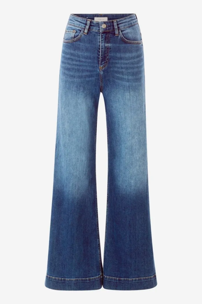 Rich & Royal Wide Leg<Wide Leg Denim Mit Hoher Taille denim blue