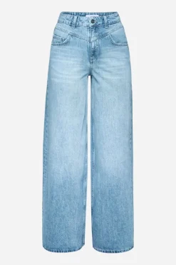 Rich & Royal Wide Leg<Wide Leg Denim Mit Passe denim blue